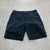 Tailor Vintage Navy Blue Straight Leg Mid-Rise Flat Front Shorts Adult Size 34