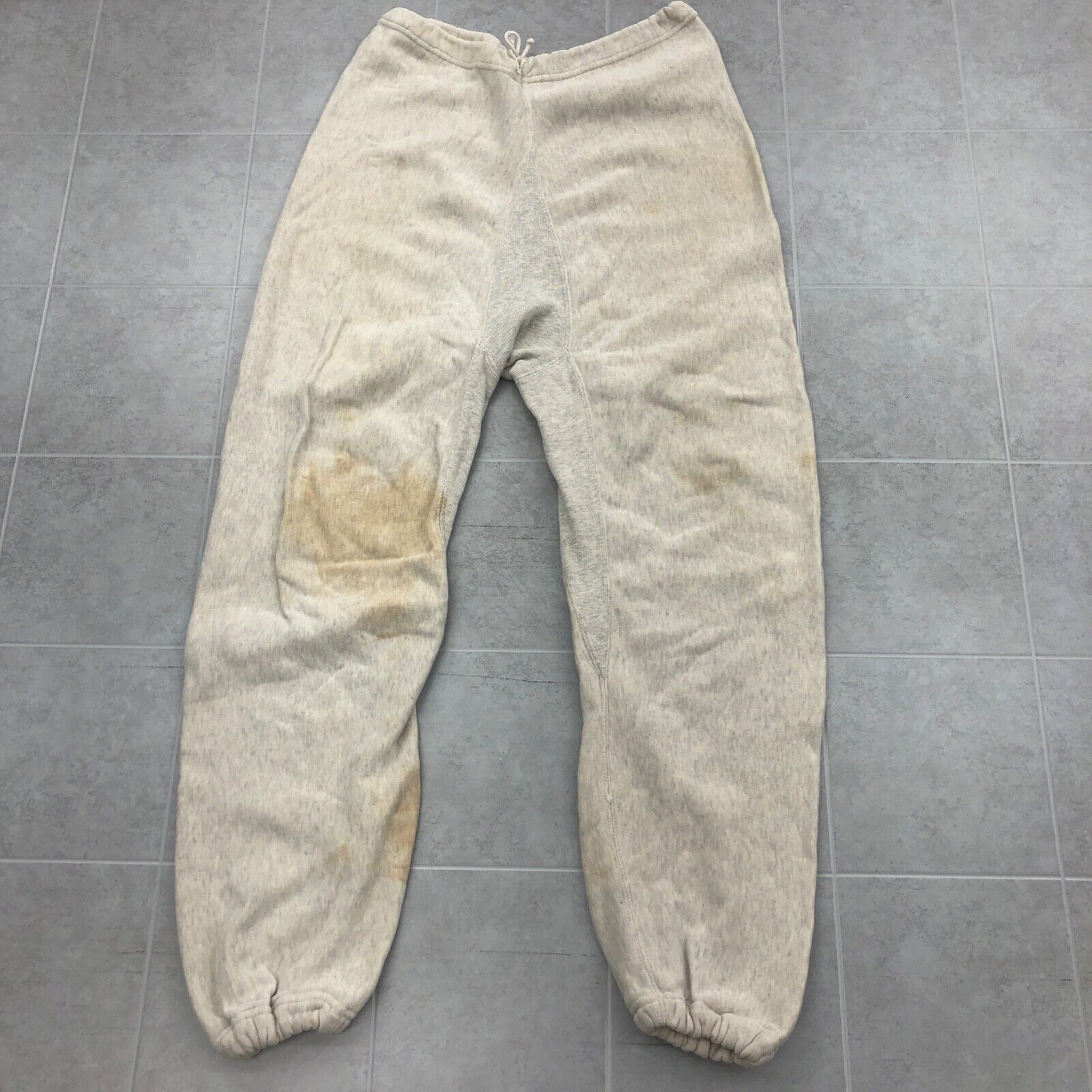Vintage Champion Gray Reverse Weave Sweatpants Nebraska Field House Adult Size L