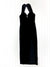 Vintage Jessica McClintock Gunne Sax Black Velvet Fitted Dress Women's Size 5/6
