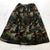 Vintage Ralph Lauren Green Multicolor Pleated Flared Skirt Women's Size 12