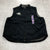 Lee Black Sleeveless Full-Zip Fleece Lined Graphic Antolin Vest Adult Size XXL
