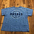 MLB Light Blue Kansas City Royals Baseball Clubhouse Graphic T-Shirt Men Size XL