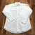 Vintage Hathaway Classic White Solid Single Pocket Button Up Shirt Adult Size 16