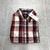 Vintage Sutter & Grant Red Plaid Long Sleeve Button Up Shirt Adult Size XL