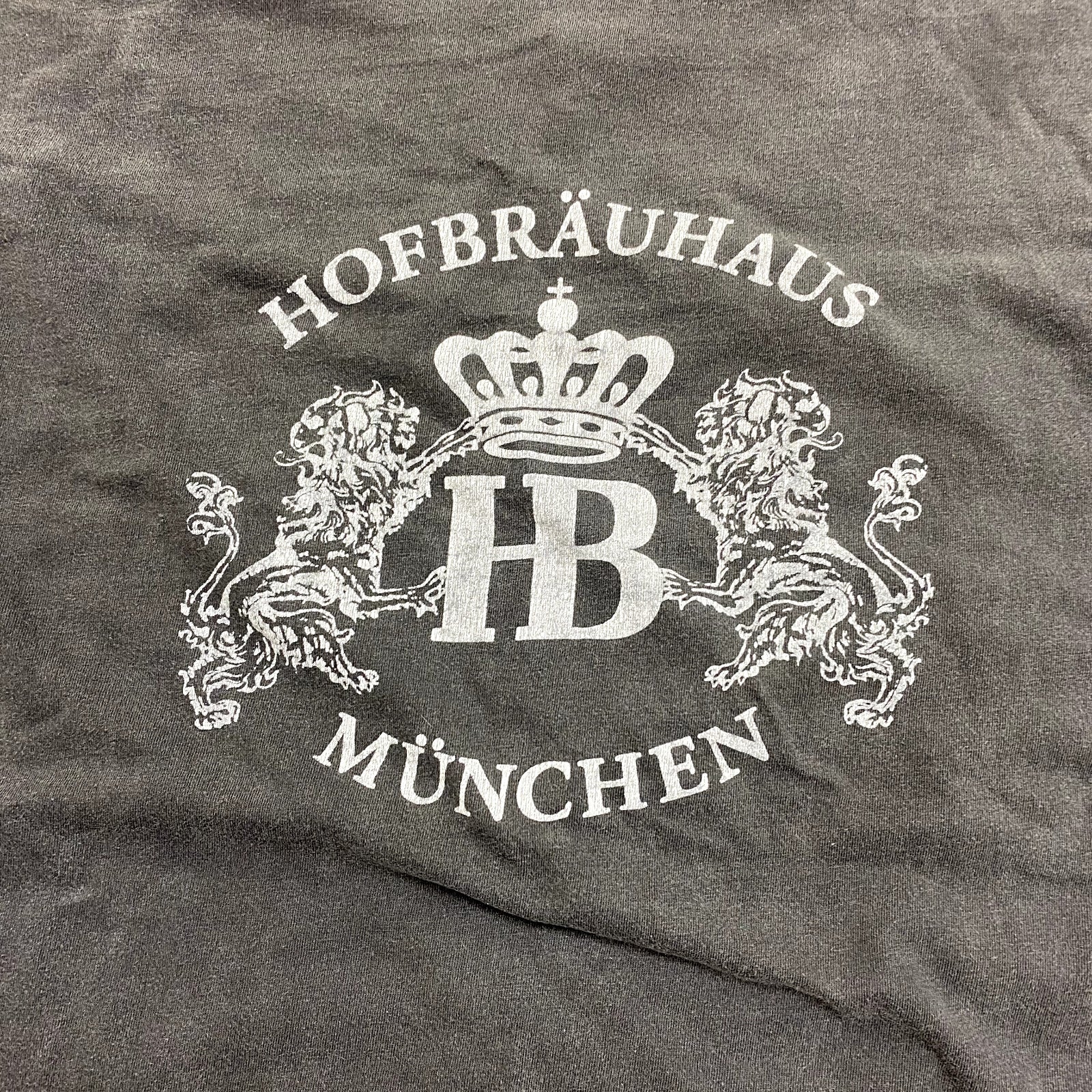Hofbrauhaus Munchen Black Hofbrau Brewery Short Sleeve T-Shirt Adult Size L