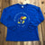 Gildan Blue Kansas Jayhawks Long Sleeve Cotton T-Shirt Adult Size L