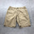 GAP Beige Straight Legged Mid-Rise Flat Front Casual Shorts Adult Size 30