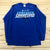 Gildan Blue MLB Kansas City Crown Taken Long Sleeve Pullover T-Shirt Mens Size S