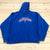 Starter Blue NCAA Kansas Jayhawks Long Sleeve Pullover Hoodie Adult Size 2XL