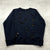J.Crew Navy Blue Long Sleeve Studded Crew Neck Pullover Sweater Adult Size M