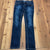 Mek Denim Blue New OAXACA Cigarette Distressed Jeans Women Size W30 L34