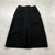 Vintage The Villager Black A-Line Wool Zip-Back Lined Skirt Womens Size 10