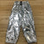 Jolie & Joy Silver Flat Straight Ankle Polyester Pull On Pants Womens Size M
