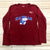 Gear for Sports Red University of Kansas Jayhawks NCAA Long T-Shirt Women Size S