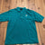 Antigua Green Short Sleeve NBC Sports Regular Fit Shirt Adult Size M