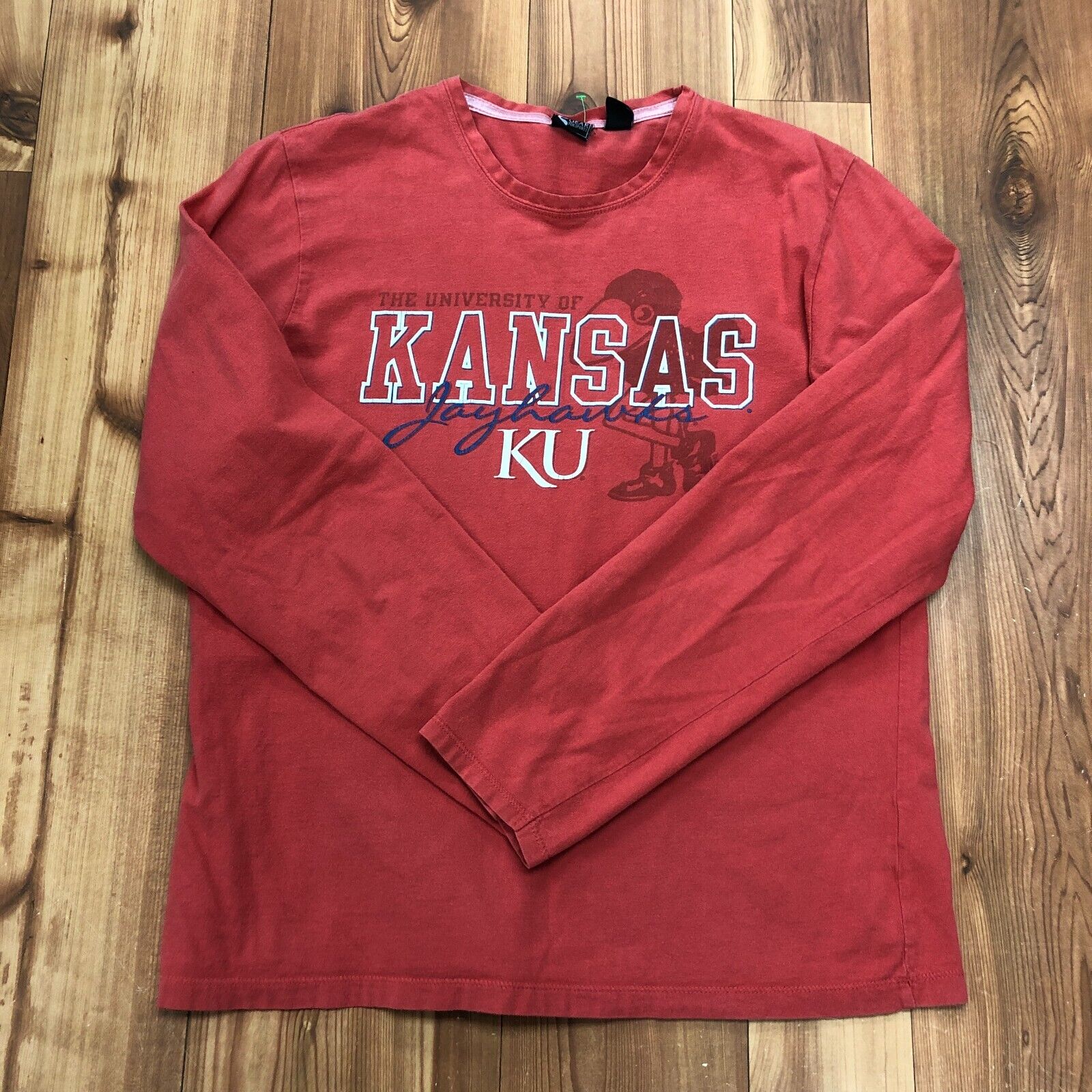 Gear For Sports Orange University Of Kansas Jayhawks T-Shirt Adults Size XL