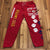 Vintage Fruit Of The Loom Red Mission Trail Sweatpants Adult Size XL