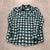 Cody James Blue Plaid Casual Pearl Snap Up Collared Western Shirt Adult Size M