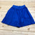 Vintage Sally Von Werlhof Saliminder Blue Knit Pull-On Shorts Women Size XS USA