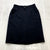 Vintage Mondi Blue Solid Regular Fit Double Pocket Pencil Skirt Women's Size 40