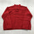 Chaps Red Long Sleeve 1/4 Zip Mock Neck Knit Pullover Sweater Adult Size XL