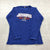 Old Varsity Bran Blue Long Sleeve Crew Graphic KU Jayhawks T-shirt Adult Size M