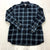 Carhartt Blue Multicolor Plaid 2 Pocket Regular Button Up Shirt Adult Size L