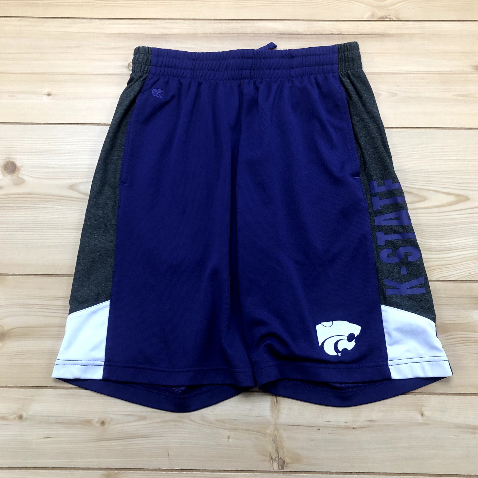 Colosseum Purple Kansas State Wildcats NCAA Sweat Shorts Youth Size XL (20)