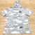 ecko untld Grey & White Logo Short Sleeve Pullover T- Shirt Hoodie Mens Size XL