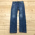 Levi Strauss 513 Blue Denim 5th Pocket Straight Jeans Adult Size 30W x 32L