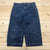 Levi Strauss 577 Blue Denim 5th Pockets Flat Front Capri Jeans Women Size 14 MIS
