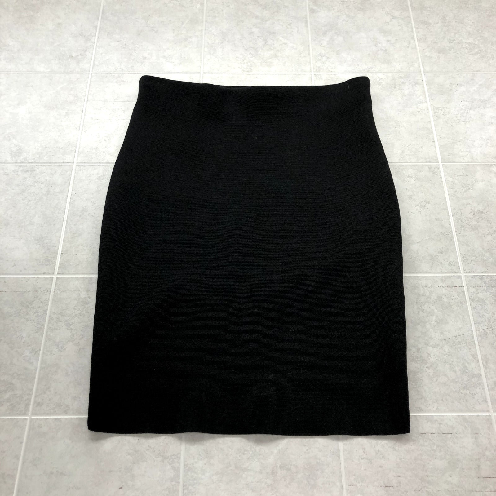 Express Black Straight & Pencil Stretch Fabric Skirt Womens Size L