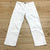 Banana Republic White Denim High Rise Stretch Straight Jeans Women Size 32