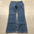 Vintage Levis 515 Blue Bootcut High-Rise Flat Front Denim Jeans Womens Size 14L