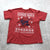 Marvel Red Short Sleeve Crew Graphic Holiday Spiderman T-shirt Youth Size 8