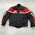 Tourmaster Jett Series 2 Motorcycle Jacket Red Black Lined Mens Size Large 44