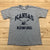 FOTL Grey Kansas Jayhawks Rowing NCAA Crew Short Sleeve T-Shirt Adult Size M