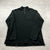 Duluth Trading Black Long Sleeve High Neck 1/4 Button Sweatshirt Adult Size LT