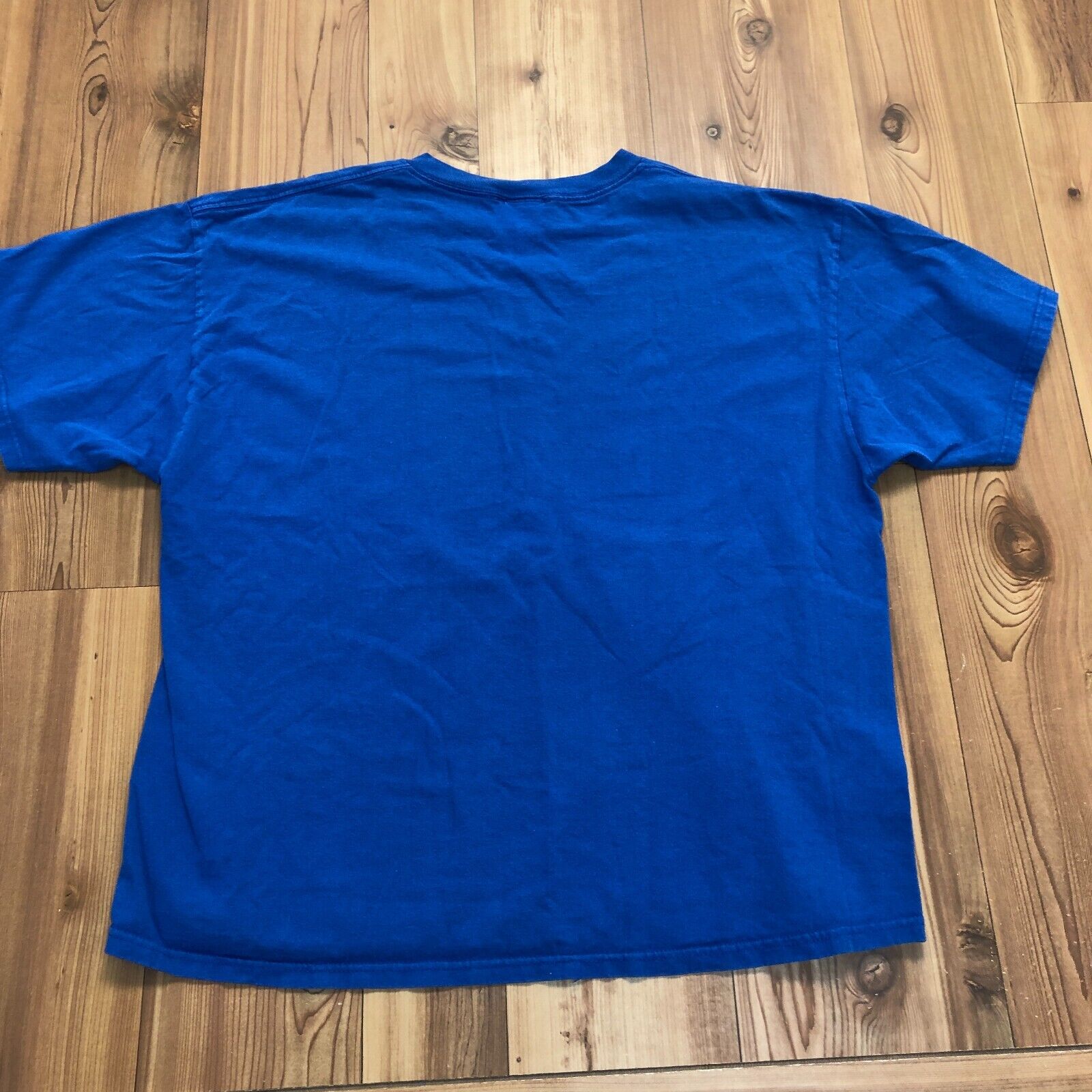 Adidas Blue National Champion KU Short Sleeve T-Shirt Adult Size XL