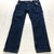 Retro Key Blue Denim Lined Carpenter Flat Front Straight Jeans Adult Size 38X34