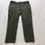 Ava Viv Green Flat Front Chino Straight Regular Fit Pants Women's Size 14W