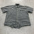Vintage Bill Blass Blue Plaid Short Sleeve Casual Button Up Shirt Adult Size L