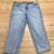 Old Navy Blue Solid Cotton O.G Loose Fit Cotton Jeans Adult Size 22
