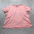 Lacoste Pink Short Sleeve V-Neck Graphic Logo T-shirt Adult Size XXL
