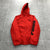 Vintage Puma Red Long Sleeve Full-Zip Sleeve Logo Windbreaker Youth Size M
