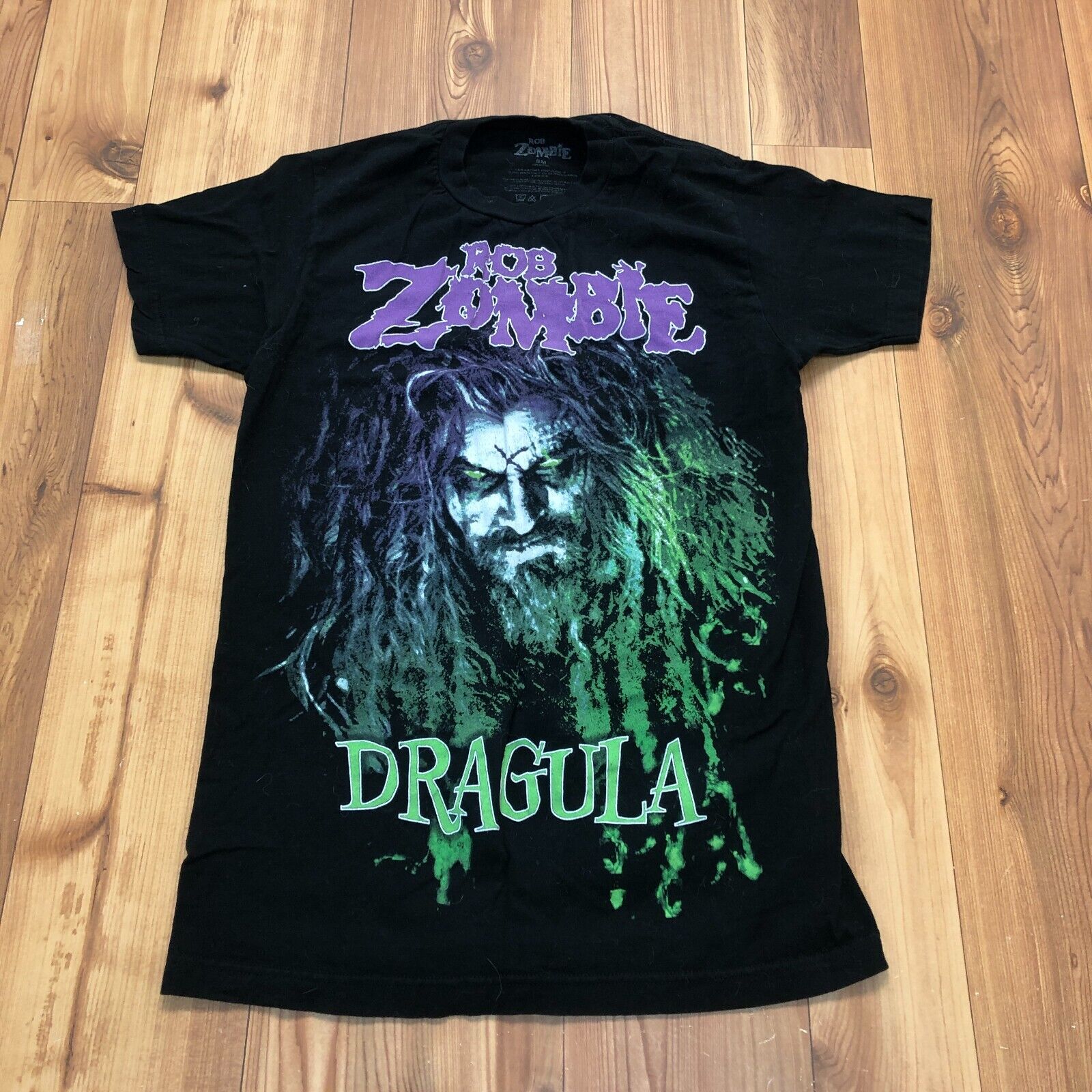 Retro Global Merchandise Rob Zombie Black Dragula Concert T-Shirt Men Size Small