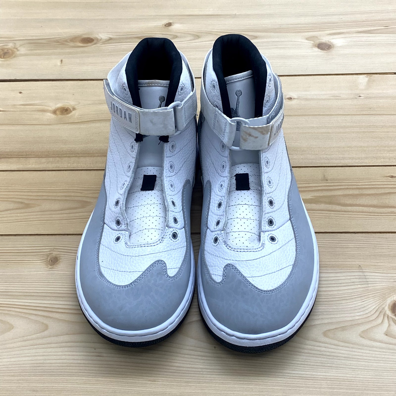 Nike Air Jordan KO 23 MID AR4493-101 WOLF GRAY White Mens Size 13 Shoes Sneakers