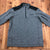 Eddie Bauer Grey 1/4 Zip High-Neck Long Sleeve Casual Pullover Jacket Men Size M
