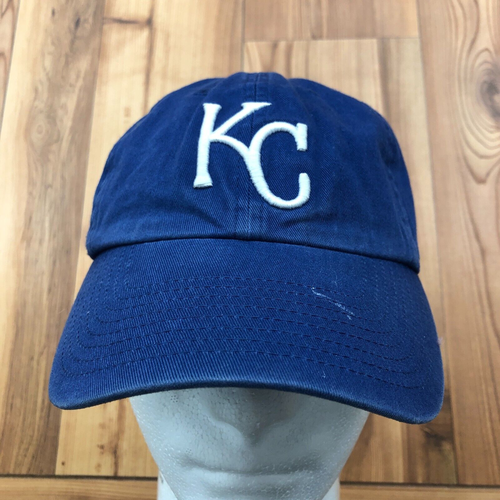 '47 Brand Blue Kansas City Royals Cotton Twill Strapback Hat Adult OSFA