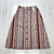 NEW Jun & Ivy Multicolor Stripe Regular Fit Button Skirt Women's Size S
